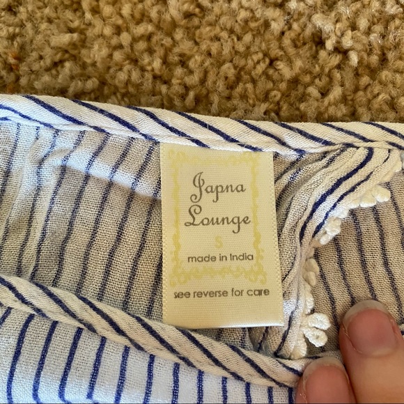 Japna Lounge Striped Pajama set - Picture 7 of 7